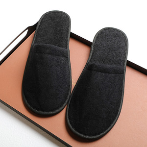 Ricamo Stella alberghi colorato di Lusso su misura In Velluto Pantofole <span class=keywords><strong>Hotel</strong></span> - Product Image 6