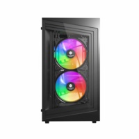 Boîtier PC de jeu moderne en métal à dissipation thermique haute performance, format Mid Tower, Matx