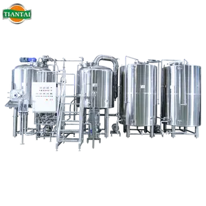 1500L 15HL stainless steel direct fire heating 2 vessel mashing tun mead beer brewing equipment