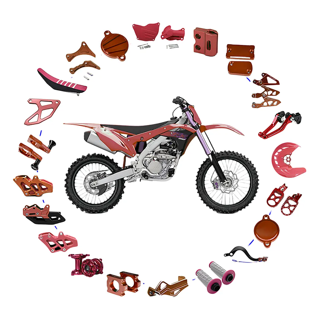 Piezas de moto de cross de alta calidad, piezas de motocicleta todoterreno, accesorios de moto de cross con precio barato, piezas de repuesto para motocicleta