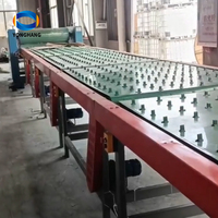 Bande transporteuse plate brillante en PVC avec petites griffes pour machine d'application d'adhésif pour le travail du bois