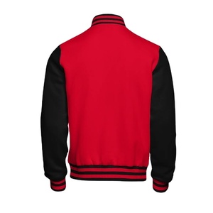 OEM Custom Service Men's Cotton Letterman Varsity <b>Jacket</b> College Basketball Plus Size <b>Jacket</b> Embroidery <b>Light</b> Feature Winter - Product Image 2