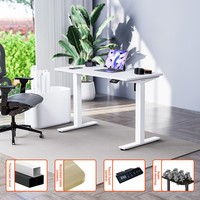 Bureau de travail électrique intelligent en métal, réglable en hauteur, mobile, librement combinable, pour le travail debout, automatique, pour ordinateur à domicile