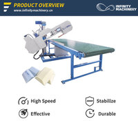Machine de découpe automatique verticale d'angle pour mousse et éponge