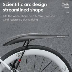 WEST BIKING Rennrad-Schutzblech 700C Fahrrad Vorder- und Hinterradschutzblech-Set Fahrrad-Rücklicht Warnschutzblech Fahrradzubehör - Product Image 3
