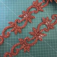 L235 Apliques y adornos de moda Rhinestone Crystal Rhinestone Applique Dress Trim
