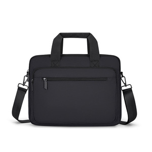 Maletín de Negocios Impermeable de Nailon para Portátil, Bolso Cruzado Casual Vintage para Hombre, Maletín de Cuero PU Suave de Gran Capacidad - Product Image 6