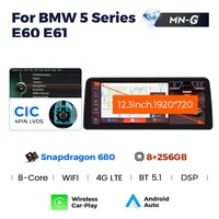 MEKEDE 680 IPS pantalla Android coche REPRODUCTOR DE DVD navegación GPS para BMW E60 E61 E63 E64 E90 E91 DVR MIC CIC WIFI 4G Dvr