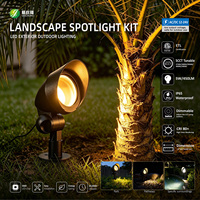 5CCT Manuell Dimmbarer LED-Landschaftsstrahler 12V 24V Niederspannung 5W SMD LED Außenbeleuchtung für Garten, Baum und Terrasse