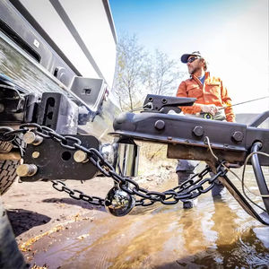 Ambull Fabrik Anhängerkupplungen Abschleppen und Verstauen Verstellbare Anhängerkupplungskugelhalterung 1-7/8 X 2X 2-5/16 Zoll Tri-Ball Absenkbare Kupplung - Product Image 4