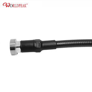 كابل توصيل رغوي 1/2 بوصة UHF PL-259 ذكر إلى DIN ذكر 7/16، كابل خارجي، تجميعة كابل صلب من البولي إيثيلين سوبرفلكس 1/2 بوصة - Product Image 4