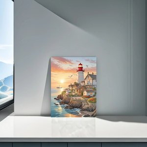 Lukisan berlian dekorasi ruang tamu mercusuar Modern 40X50CM bundar penuh kualitas tinggi 5D dekorasi dinding akrilik kit lukisan Berlian - Product Image 3