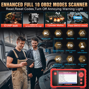 CRP123 V2.0 PLUS ระบบวินิจฉัยรถยนต์แบบเต็มระบบ OBD2 พร้อมฟังก์ชั่นรีเซ็ต 3 แบบ ใช้งานได้กับรถยนต์ทั่วไป รองรับระบบ Android 12V - Product Image 2