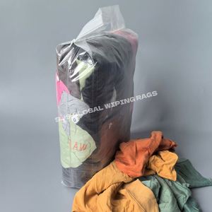Trapos de Limpieza Industriales de Tela 100% Algodón, Trapos de Felpa de Colores, Trapos de Limpieza de Sudaderas, Trapos de Limpieza 100% Algodón - Product Image 1