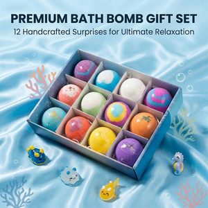 Bombas <span class=keywords><strong>de</strong></span> Baño Efervescentes con Temática Oceánica para Niños, con Juguete Sorpresa en el Interior, Sales Marinas Naturales, <span class=keywords><strong>Bolas</strong></span> <span class=keywords><strong>de</strong></span> Baño que Cambian <span class=keywords><strong>de</strong></span> Color - Product Image 3