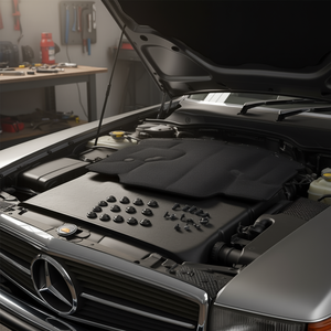 Panneau d'isolation du capot Mercedes R129 300SL 500SL 600SL SL320 3.0L L6 5.0L V8 6.0L V12 1990-2002 D0100HP26TV - Product Image 2