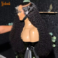 Perruques bouclées en cheveux humains vierges vietnamiens de haute densité 13x4, perruques bouclées cambodgiennes, perruques courtes bouclées pour femmes noires