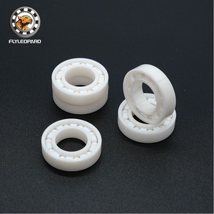 Flyleopard 6902Ce Ceramic Ball Bearings 15x28x7mm Zirconia Deep Groove Open Design For Acid <b>Alkali</b> Resistant Applications - Product Image 2
