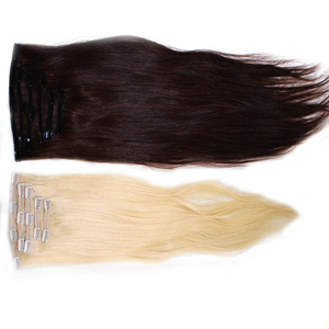 Extensions de cheveux vierges naturels de haute qualité 100% queue de cheval à clipser de style Yaki pour femmes - Product Image 5