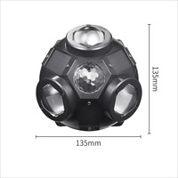 Projecteur Laser Effet Illusion Couleur Unique 4 Têtes Lumière Magique Sonore Active DMX512 Rotatif pour DJ et Discothèque