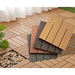 SHENGCHENG Waterproof Outdoor Decking Anti-UV 30x30cm Interlocking Outdoor <b>Deck</b> Tiles for Garden Balcony Decoration - Product Image 1