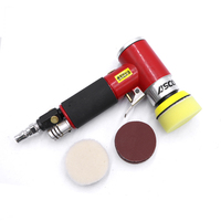 Lijadora Orbital Neumática Personalizada OEM de 15000 RPM, Pulidora Rotativa de Aire para Lijado y Pulido, Lijadora Angular de 2/3" con Velcro