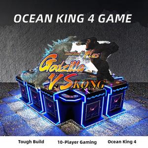 Novedad 2025: Máquina de Juego de Mesa GoldTiger Ocean King 4 de 86/100 Pulgadas para 10 Jugadores, Juego de Pesca Operado con Monedas, en Inglés - Product Image 2