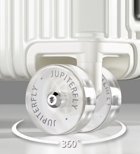 Valises à roulettes universelles de 20/24 pouces pour l'embarquement, en aluminium PC, imperméables, silencieuses, avec serrure TSA, pour les voyages - Product Image 3