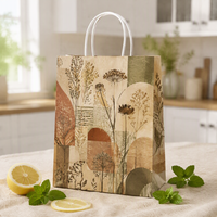 Sacs en papier kraft brun personnalisés en gros pour épicerie, cadeaux, shopping, vente au détail, boulangerie, à emporter, avec logo imprimé