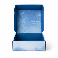 Boîtes d'emballage cadeau en carton ondulé recyclable personnalisées avec logo rose, boîtes d'emballage pour vêtements, boîtes postales en papier, boîtes d'expédition pour petites entreprises