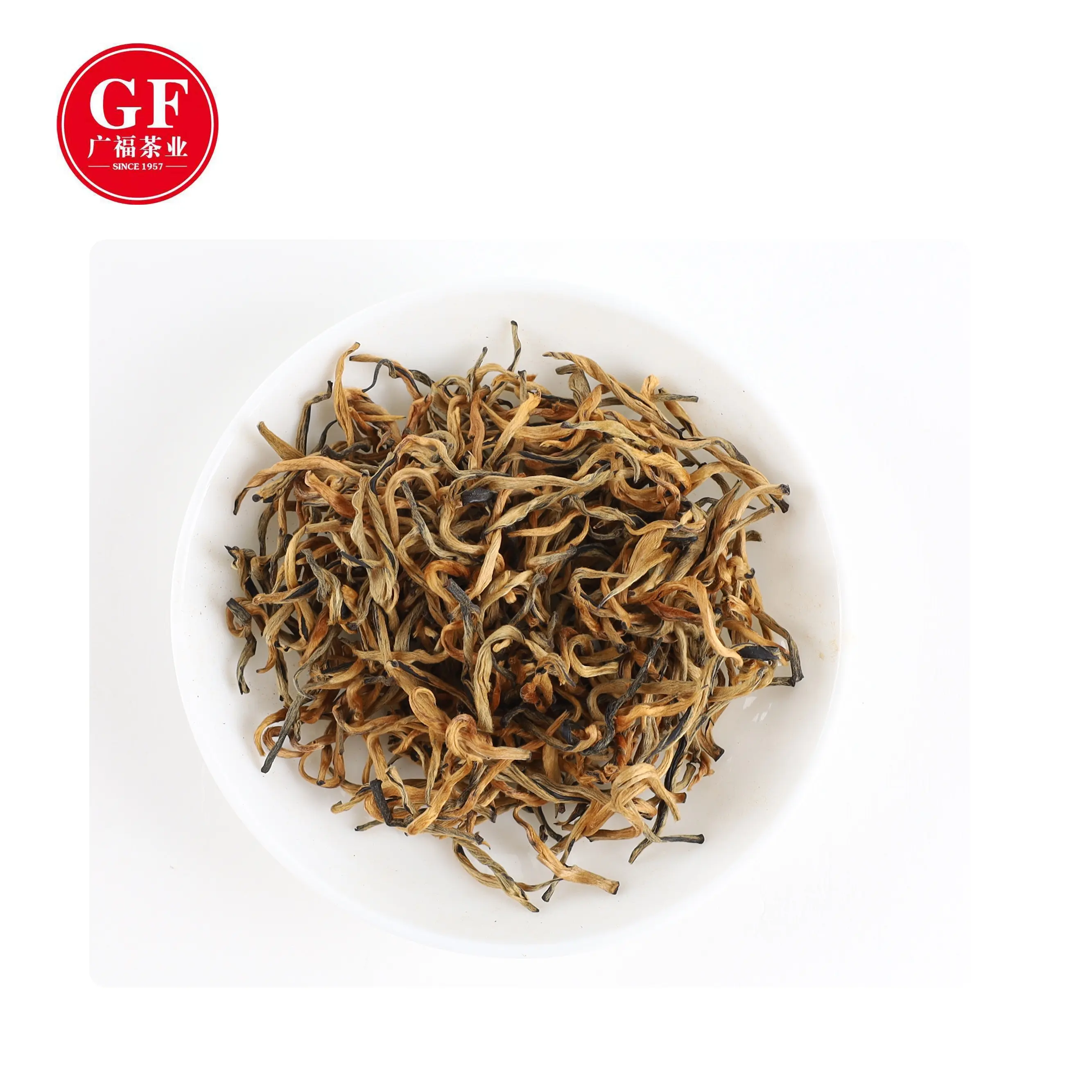 China gongfu golden black bulk tea