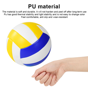 <span class=keywords><strong>Voleibol</strong></span> <span class=keywords><strong>de</strong></span> tacto suave laminado PU <span class=keywords><strong>de</strong></span> tamaño profesional 5 para entrenamiento o partido <span class=keywords><strong>de</strong></span> pelota cosida a mano - Product Image 2