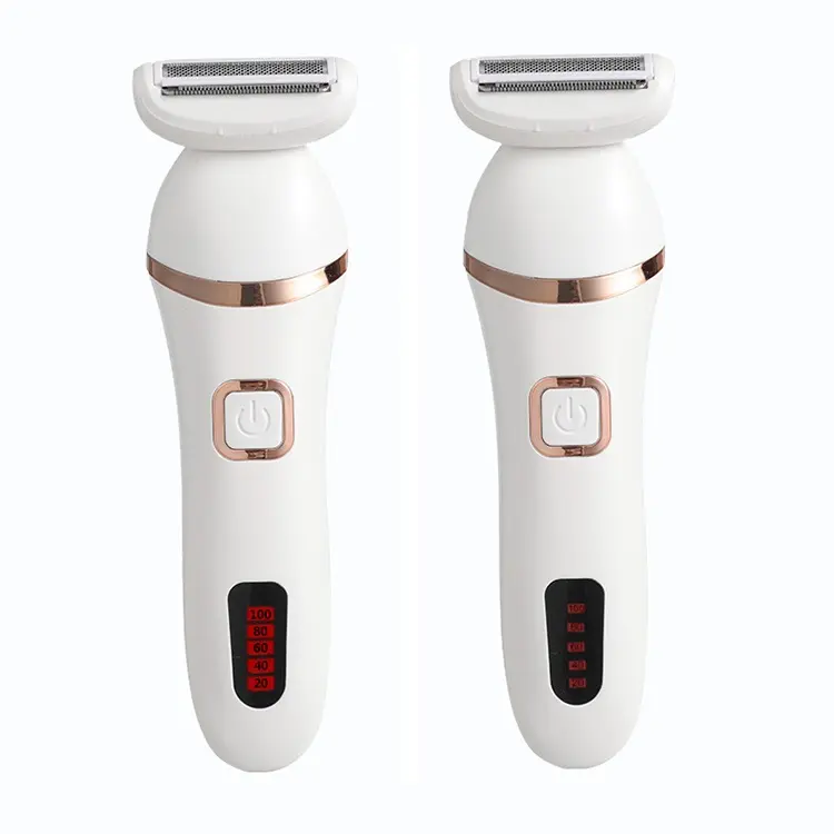 Rechargeable portable wet and dry waterproof underarm electric leg female body shaving hair removal trimmer ladies Shaver