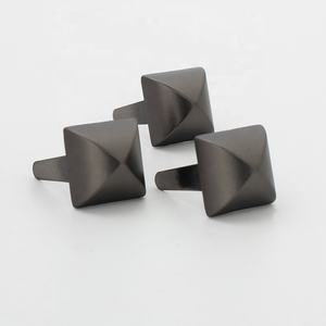 Nolvo העולם מט אקדח שחור 6 גדלים שטוח ראש מסמרות פירמידת מסמרות חגורת בורג עור קרפט מסמרות הרבעה ראש - Product Image 5