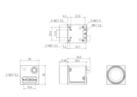 Caméra industrielle IRAYPLE A5131MU210E PYTHON 1300 1/2" CMOS 208 Fps 13MP à balayage de zone, fabriquée en Chine continentale