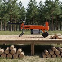 Fendeuse de bûches cinétique électrique certifiée CE 110-240V 7 tonnes 300 mm, machine forestière pour déchiqueteuse de bois domestique