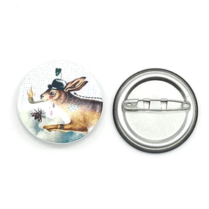 Insignia de botón de Metal decorativa de personalización profesional Insignia de insignias de forma redonda - Product Image 5