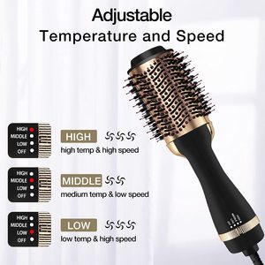 Sèche-cheveux à air chaud 1000 W, <span class=keywords><strong>brosse</strong></span> professionnelle 2 en 1, peigne lisseur, sèche-cheveux électrique, <span class=keywords><strong>brosse</strong></span> <span class=keywords><strong>rotative</strong></span> pour cheveux - Product Image 2