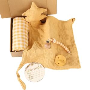Coffret cadeau pour bébé avec jouet puzzle à mâcher et <span class=keywords><strong>couverture</strong></span> pour nouveau-né, cadeau de <span class=keywords><strong>naissance</strong></span>, nourrisson de 0 à 3 ans - Product Image 1