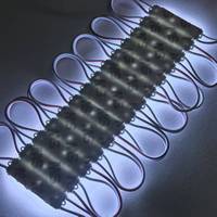 Módulo LED Retroiluminado SMD2835 de 12V CC y 0.8W, IP65 Impermeable, Eficiencia de 80lm/W, Chip Ingan 165 °   Gran Angular para Letras de Señalización