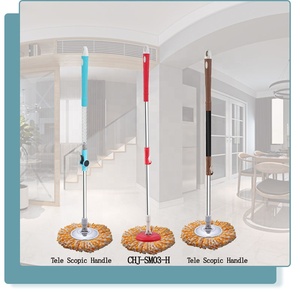 360 Degree Rotating Microfiber <strong>Mop</strong> <strong>Stick</strong> with Adjustable Stainless Steel Handle PP <strong>Mop</strong> Head Floor 10kg Load-Bearing - Product Image 3