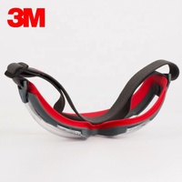 Gafas de Seguridad 3M GA501 con Lentes Transparentes, Revestimiento Antivaho, Protección Contra Salpicaduras de Polvo y Líquidos, Gafas de Policarbonato para Cuartos Limpios