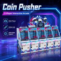 Machine de jeu personnalisée OEM/ODM pour zones de jeux de centre commercial, construite comme une borne de jeu à monnayeur avec un cabinet facile à nettoyer et une solution complète de machine de jeu.