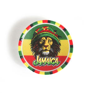 Imán de Refrigerador de Cerámica 3D Personalizado, Recuerdo de Jamaica, Estilo Reggae, León, Búho, Imán de Porcelana para Refrigerador - Product Image 6