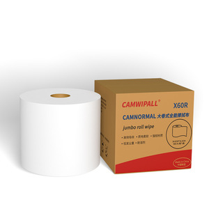Venta directa de fábrica de papel de limpieza industrial engrosado X60R, rollo grande de papel para salas limpias, para polvo de maquinaria industrial - Product Image 3