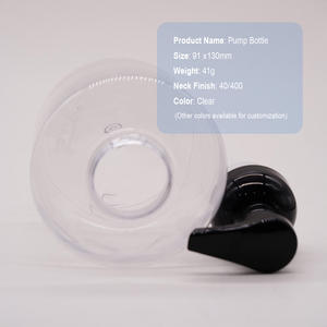 Bouteille de lavage corporel plate en plastique PET de haute qualité avec pompe pulvérisatrice 300ml/500ml – Fabricant, Vente en gros, Personnalisation OEM ODM, Marque privée - Product Image 4