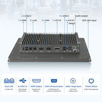Nuevo Panel PC Industrial Capacitivo de 15 Pulgadas Todo en Uno para Aplicaciones Industriales, Doble LAN, Windows 11/Linux, RS232/422/485