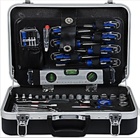 Ensemble d'outils de 164 pièces en ABS et aluminium, jeu de clés à douilles, jeu de pinces Drive Master de haute qualité avec cliquets, outil à main