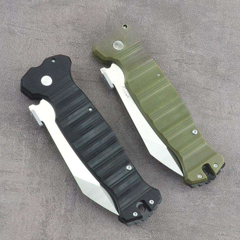 D2 Steel Edc Pocket Knife Custom Tactical Folding Blade With Clip For