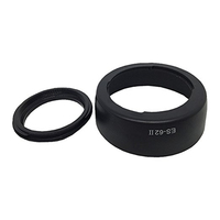 Pare-soleil pliable en caoutchouc pour appareil photo sony canon nikon DSIR, 49mm, 52mm, 55mm, 58mm, 62mm, 67mm, 72mm, 77mm, ES-62II